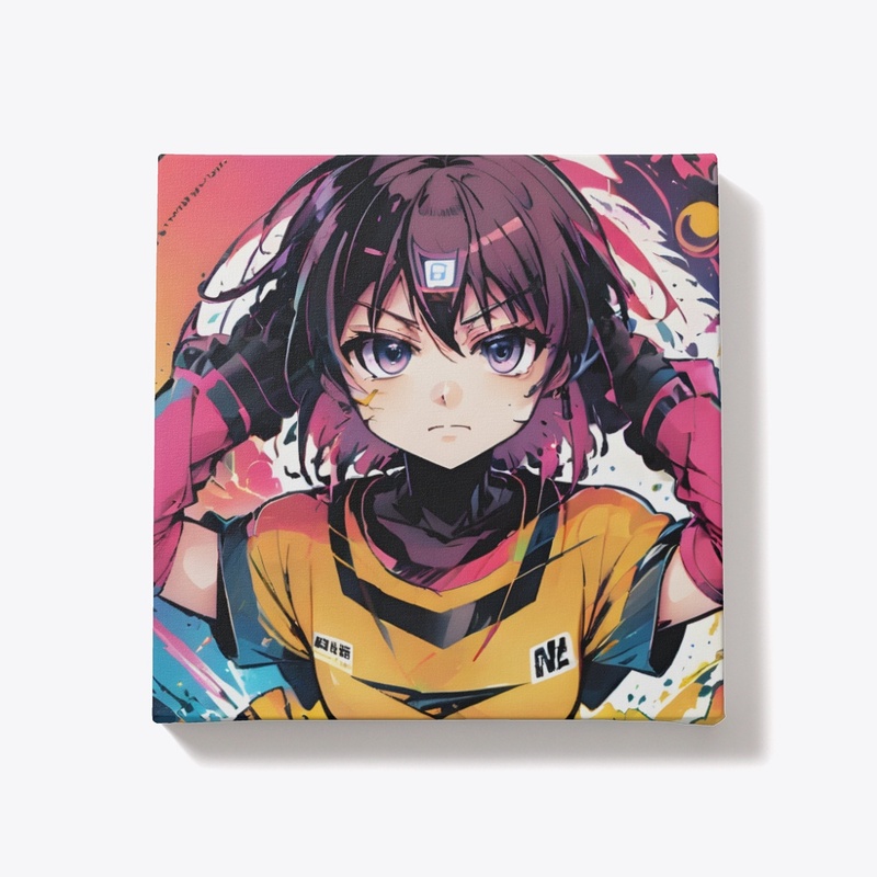 Cyberpunk Anime Warrior
