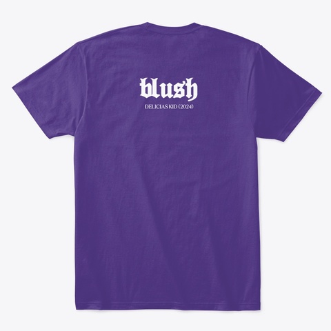 Delicias Kid   Blush Blush Tee Purple T-Shirt Back