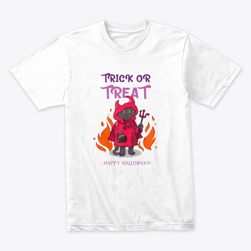 Trick or treat Kitty -  Halloween Design