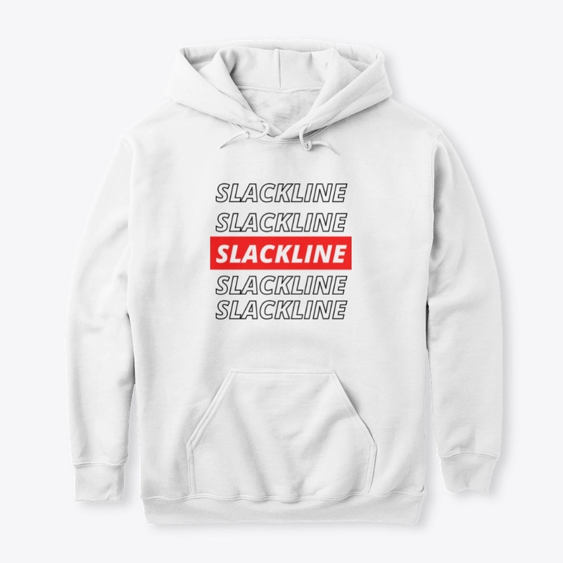 Slackline red and white