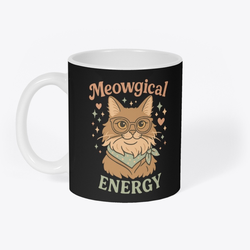 Meowgical Energy Vintage Tee