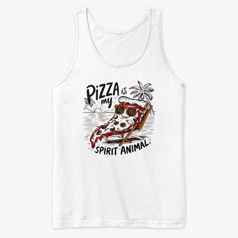 Beach Slice: Pizza Lover's Tee