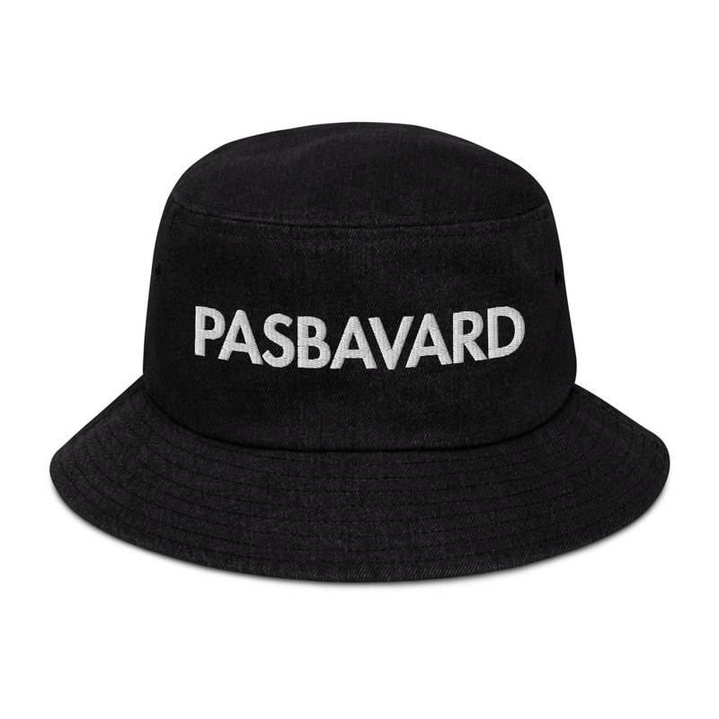 DENIM BUCKET HAT BLACK