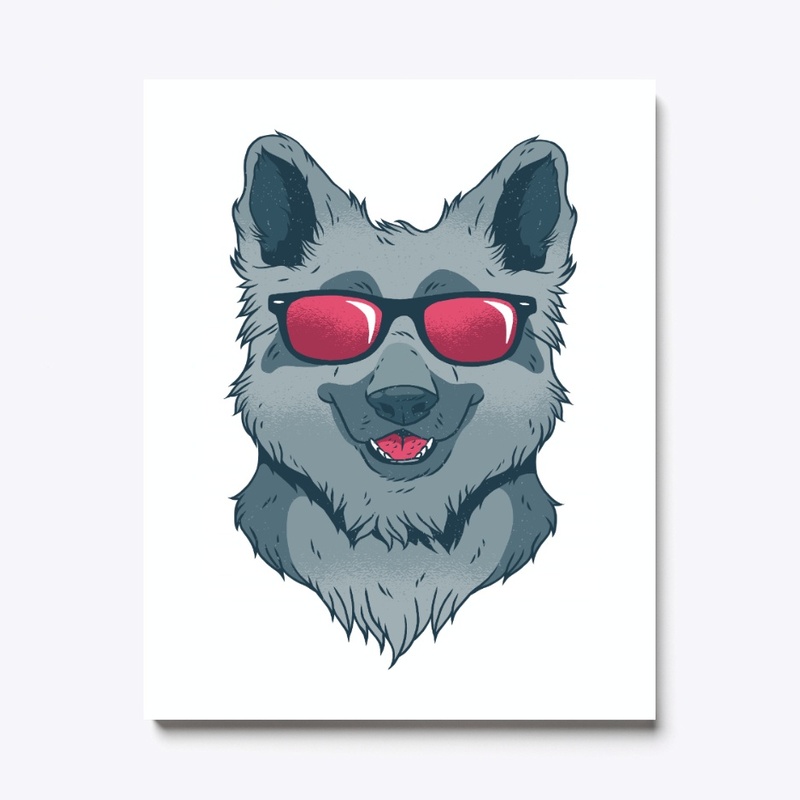 Cute German Shepherd Face For GSD Lover