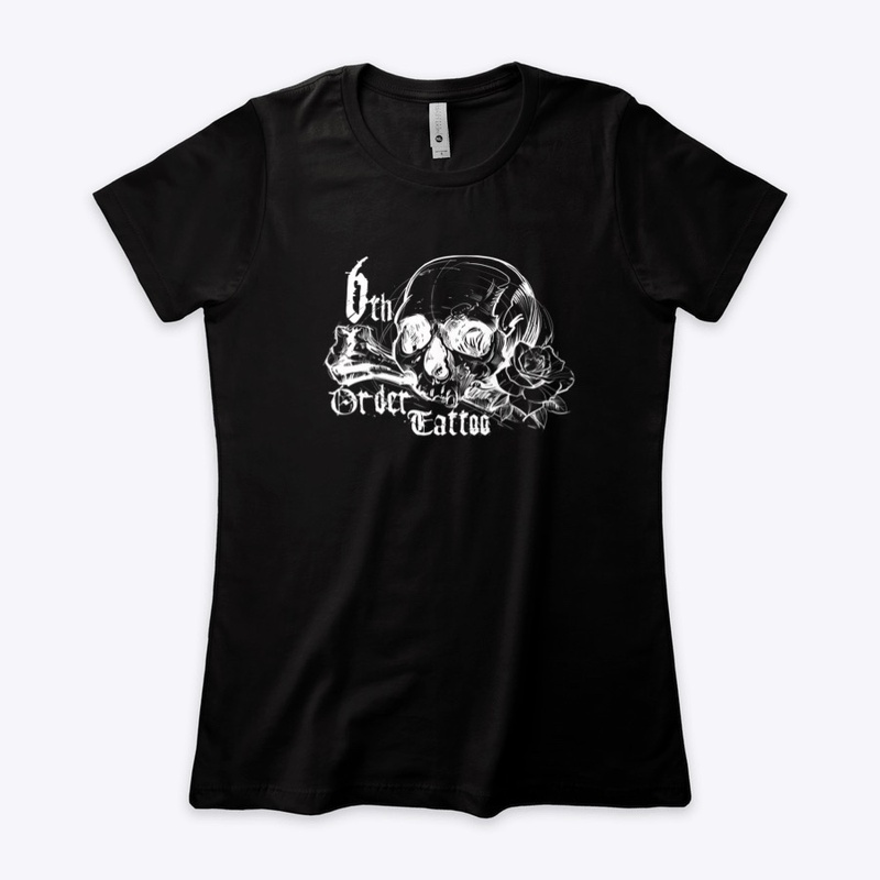 Skull Sketch (White Print)