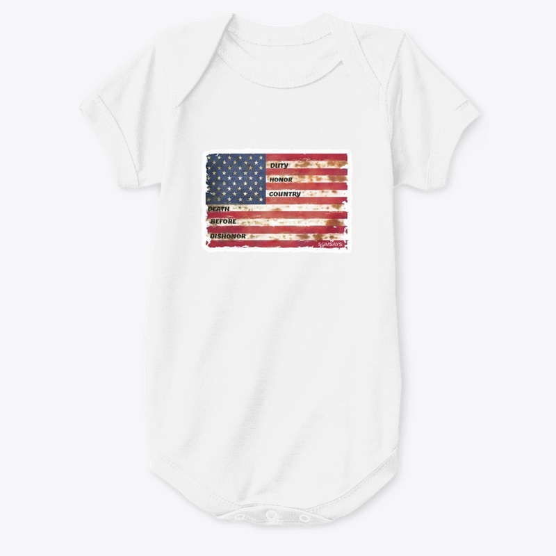 Duty Honor Country Flag - Baby Premium Onesie - Baby Premium Onesie - Baby Premium Onesie - Baby Premium Onesie