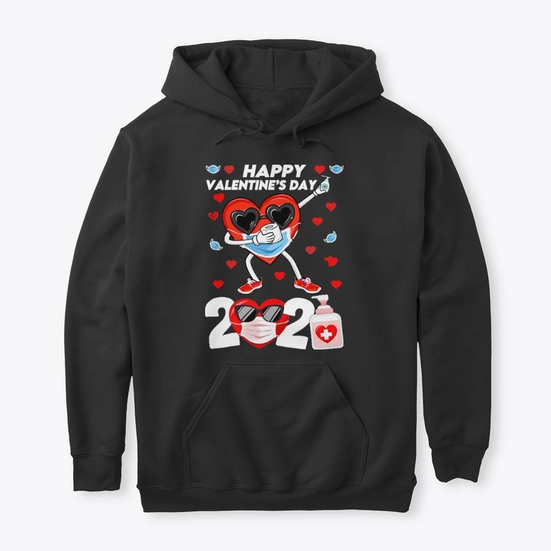 Dabbing Heart In Mask Happy Valentines 1