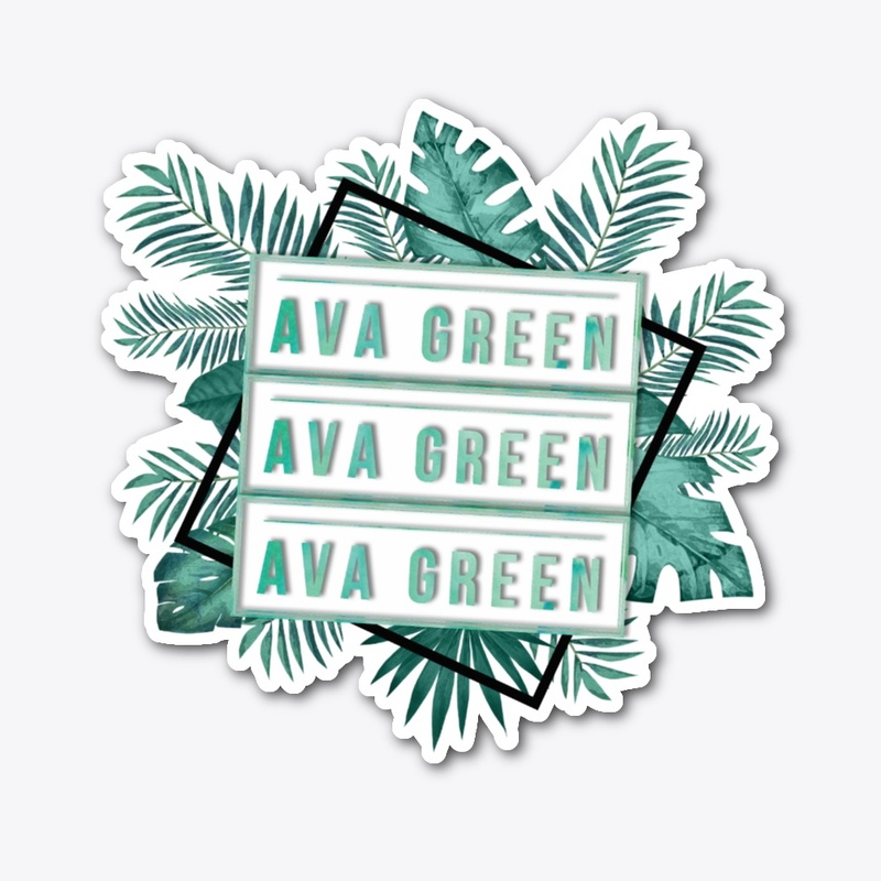 Tropical Leaves Ava Green