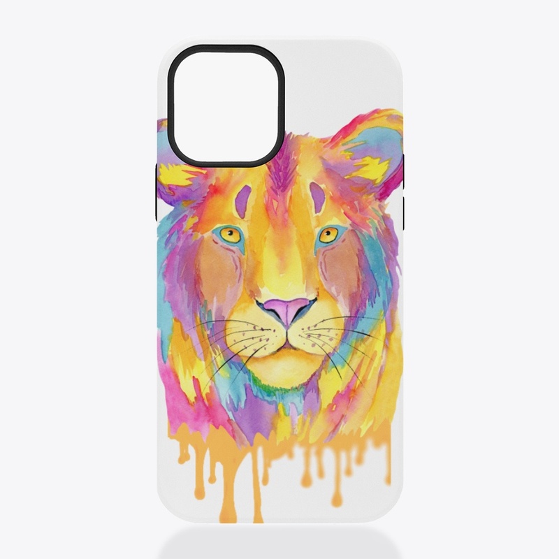 Lion print tee