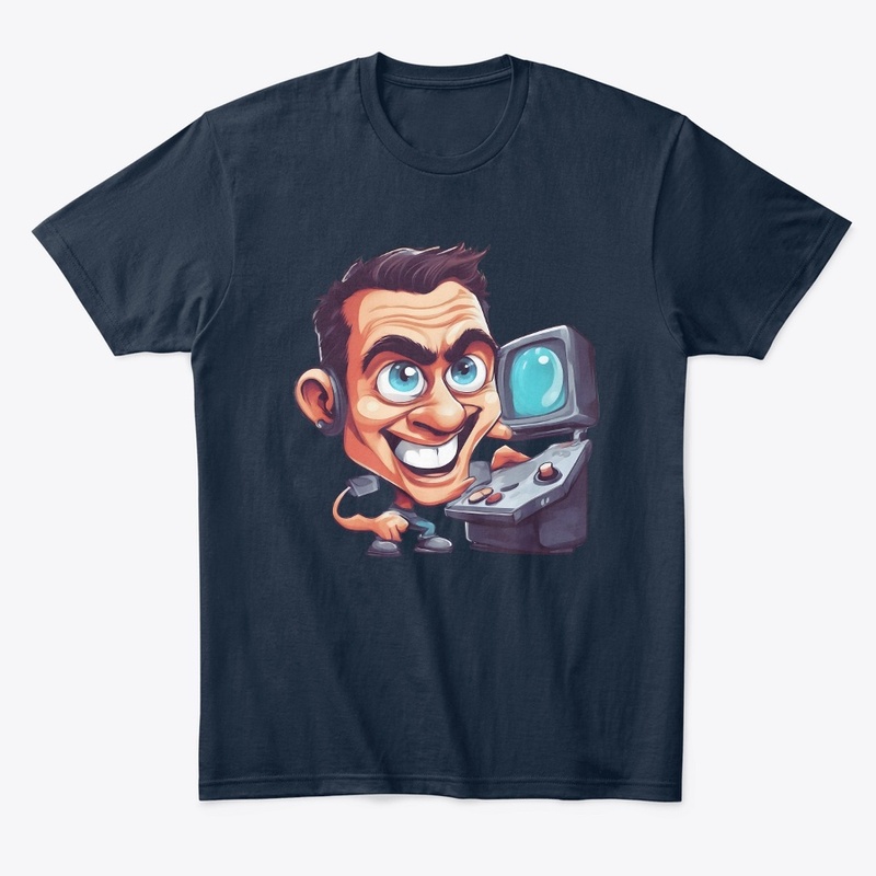 Cartoon Video Gaming T-shirt Design