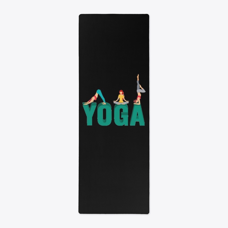 Women Performing yoga poses 