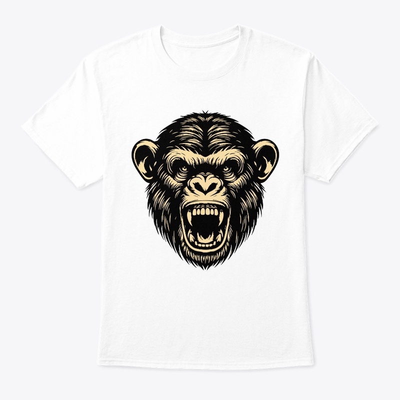Fierce Angry Chimp Artwork