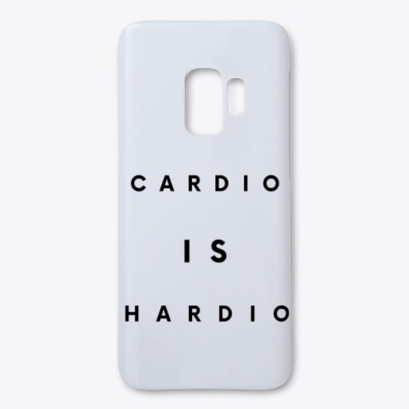 Fitness Quote - Cardio Is Hardio