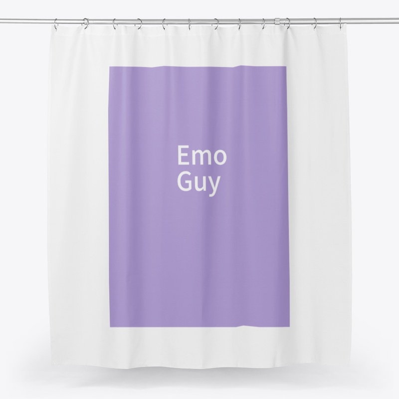 Emo Guy shower Curtain