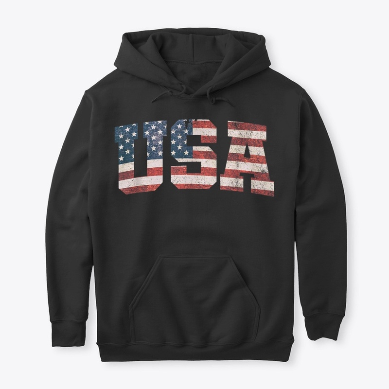 USA T Shirt US Flag Tee Patriot
