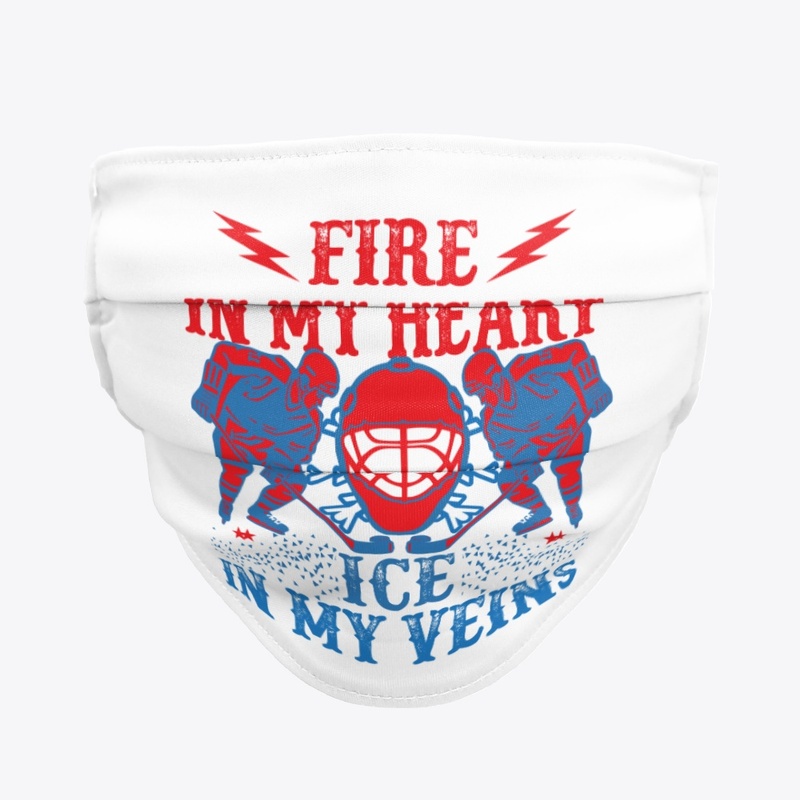 Ice Hockey Lover Cloth Face Mask