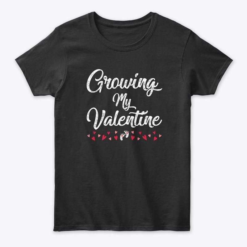 Adorable Valentine's Day Pregnancy Tee
