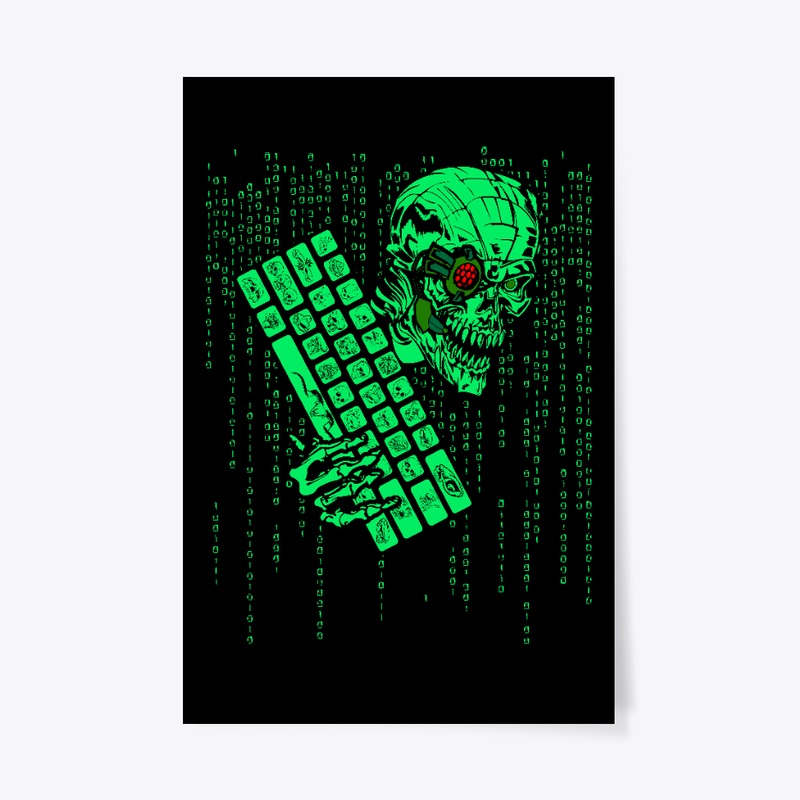 Computer Code Monster Hacker Gamer Coder