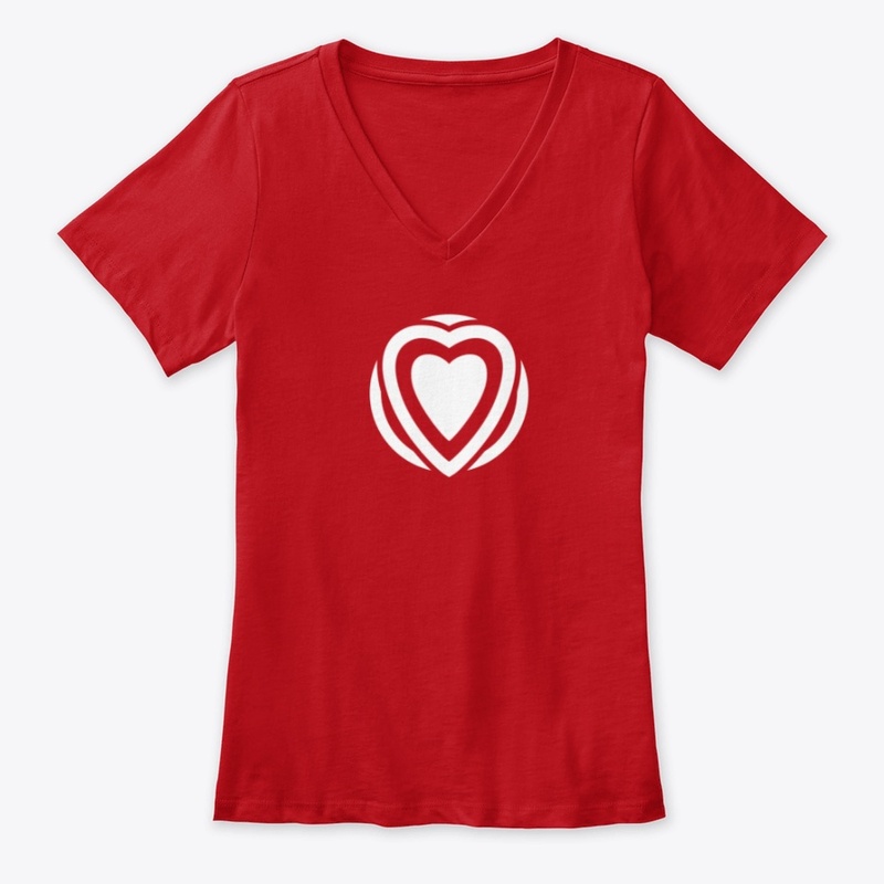 Women's V-neck - lover (big)