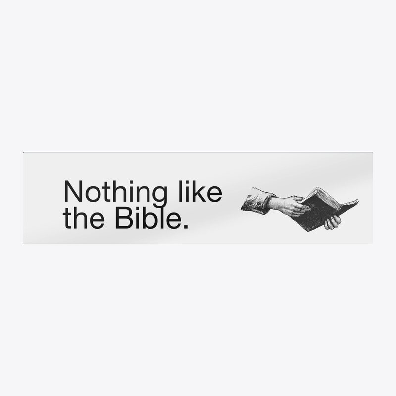 Nothing like the bible apparel