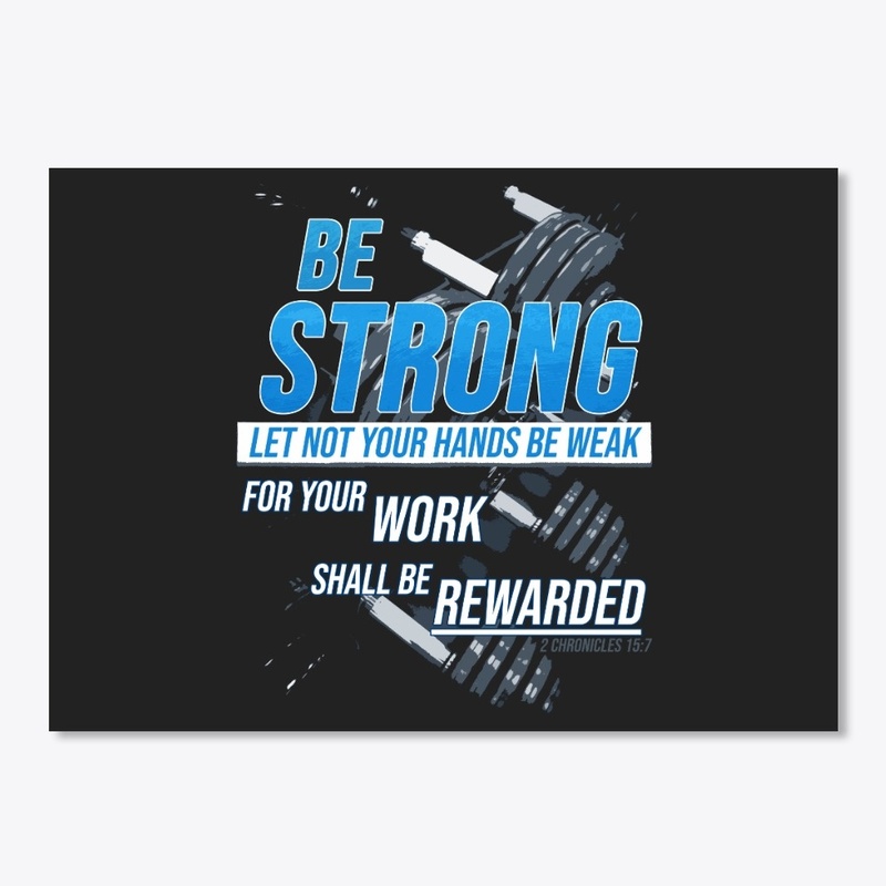 Fitness Motivation Be Strong Christian