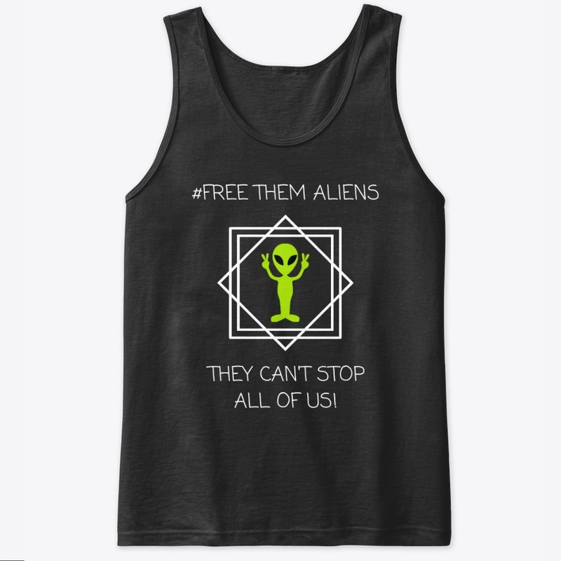#Free Them Aliens Tank Top