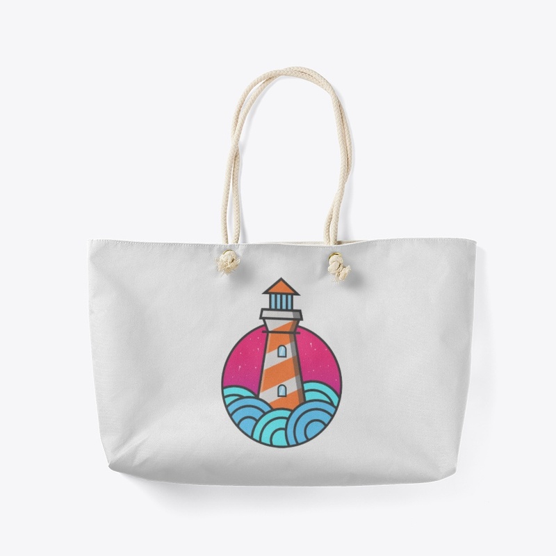 Colorful Light House Mascot