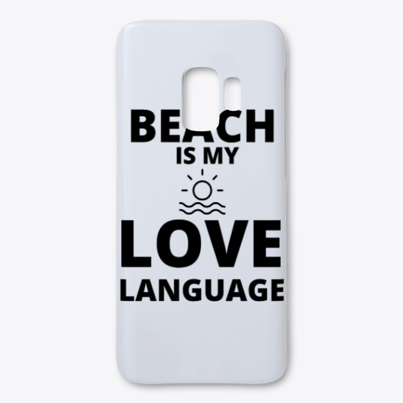 Beach is my love language funny summer q