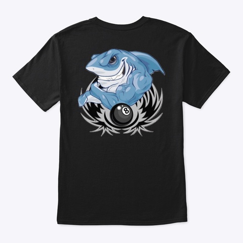 Shark Hoodie 2 Black Kaos Back