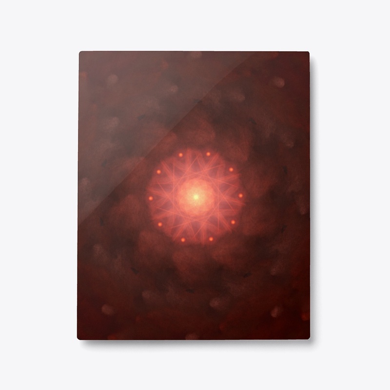 Radiant Red Mandala