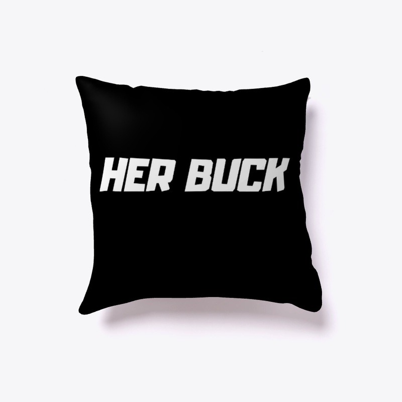 Her buck pillow