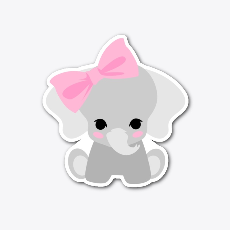 PRETTY BABY GIRL ELEPHANT