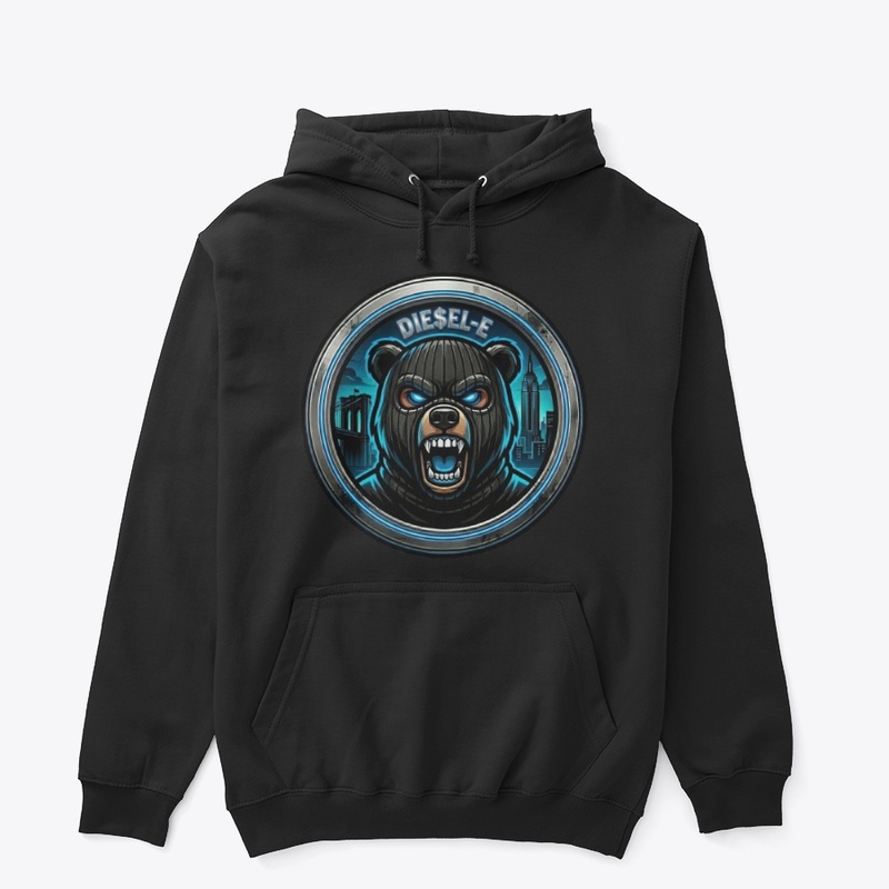 DIE$EL-E Bear Ski Mask 2026 Logo(Blue)