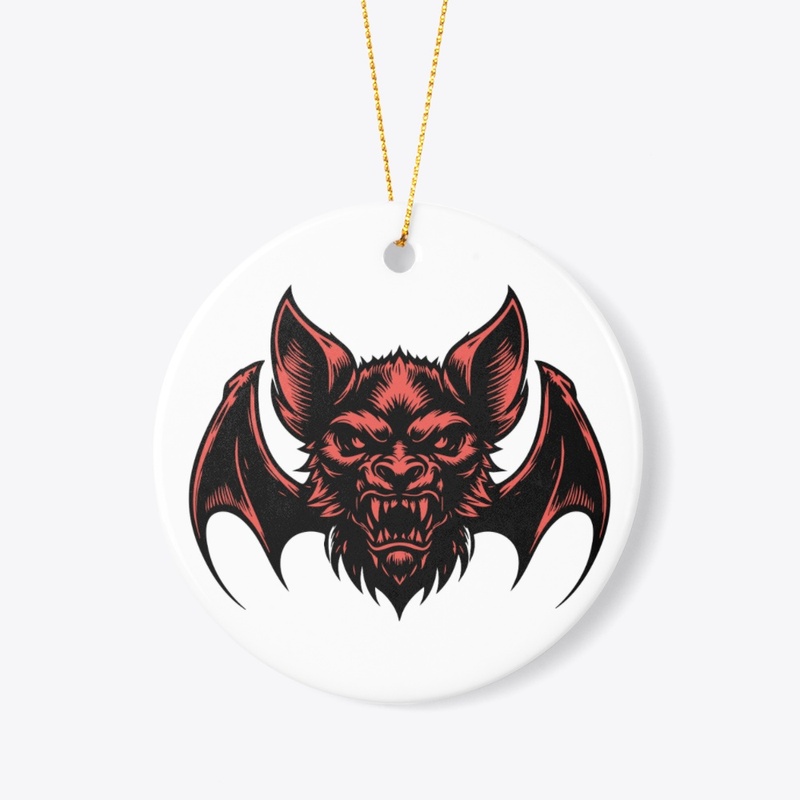 Intense Bat Illustration