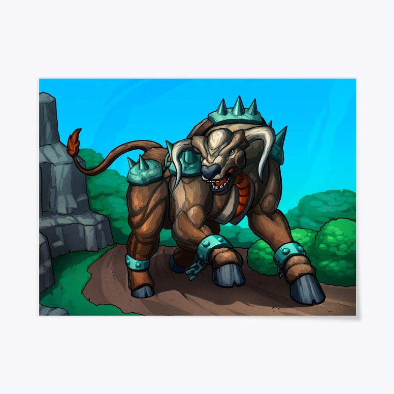 The Ravaging Dire Bull POSTER