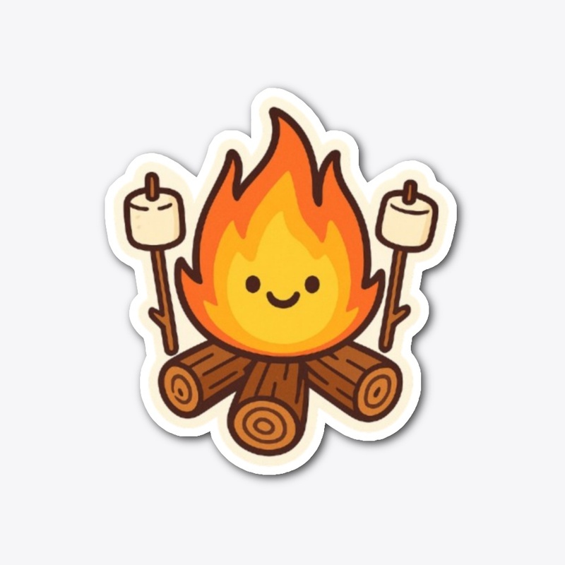 Happy Campfire Marshmallow