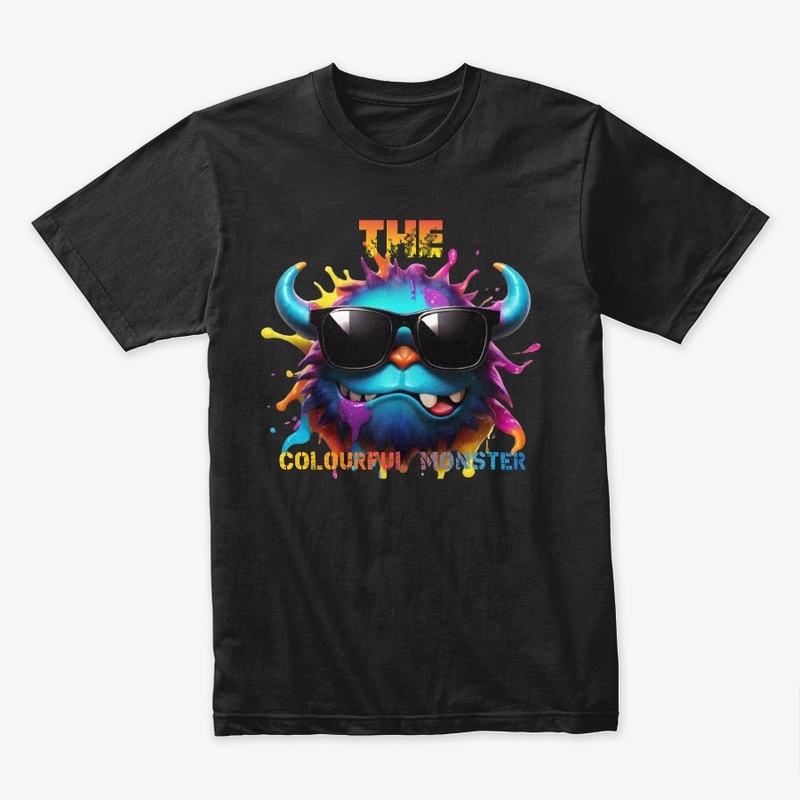 T-Shirt Design The Colorful Monster