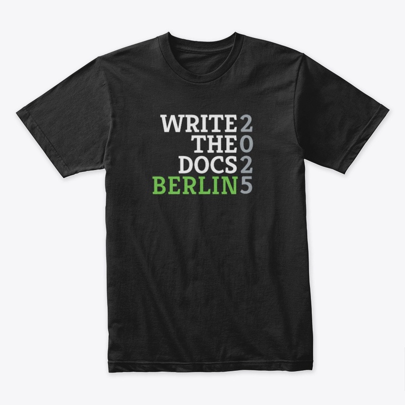 Write the Docs Berlin 2025 Shirts