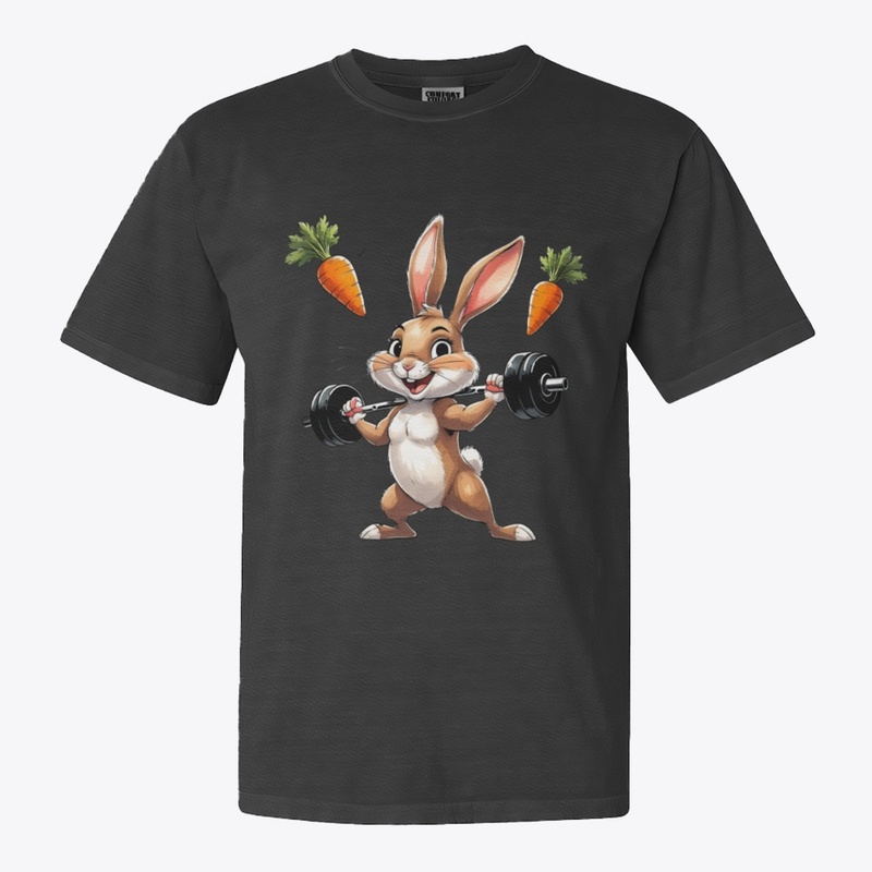 Buff Bunny – Funny Workout Rabbit 