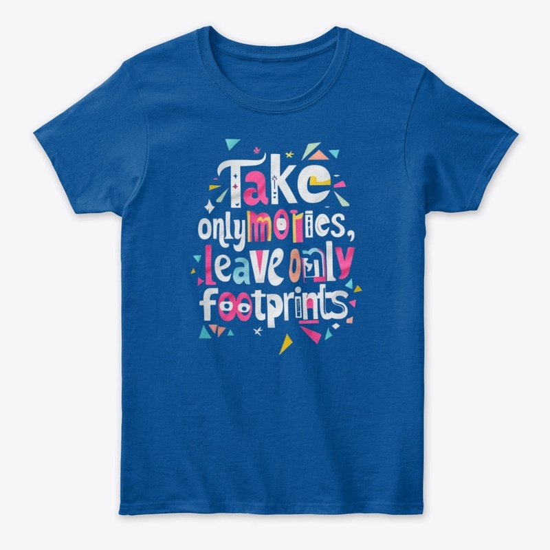 Leave Footprints Travel Tee"USA"UK