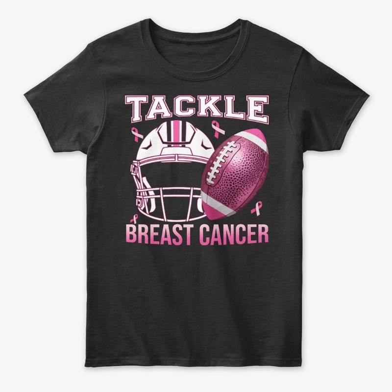 tackle breast cancer football player