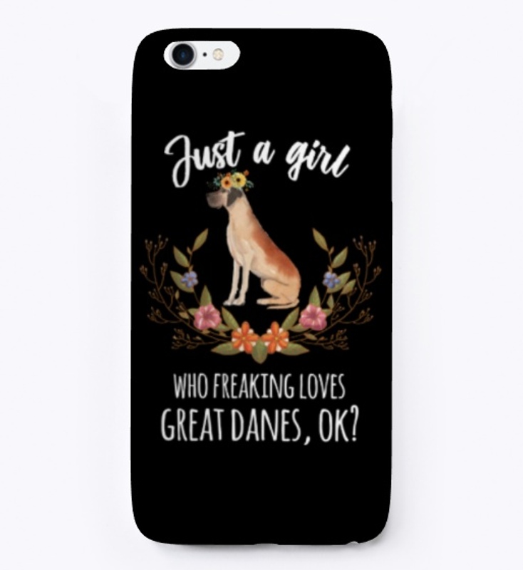 Just Girl Loves Great Danes Boho Style