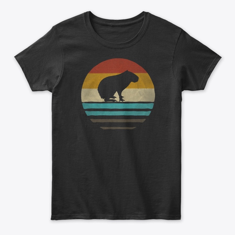 Vintage Capybara Lover Gift