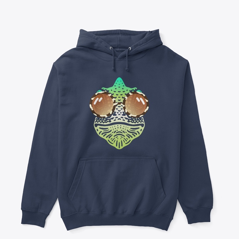 Cute Chameleon in Sunglasses (clr+sg01)