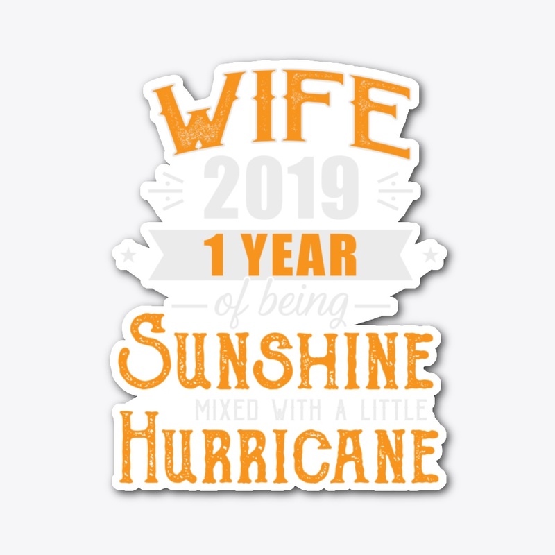 Wife Since 2019, 1st Wedding Anniversary