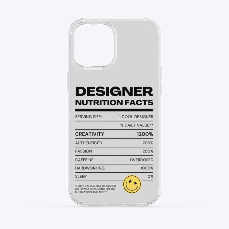 Santo Richio designer nutrition facts
