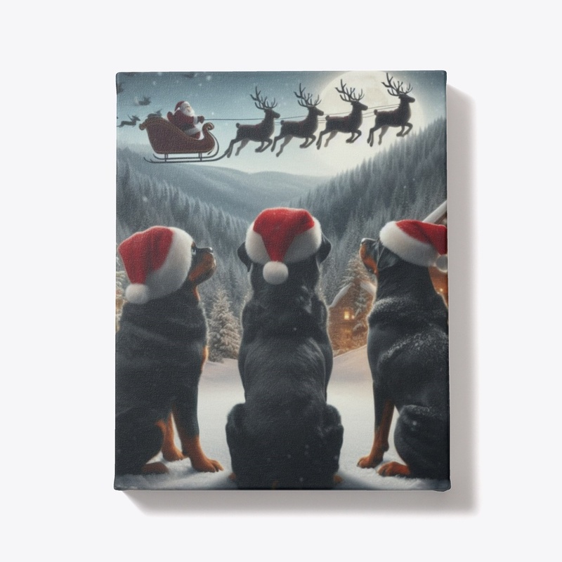 Rottweilers & Santa