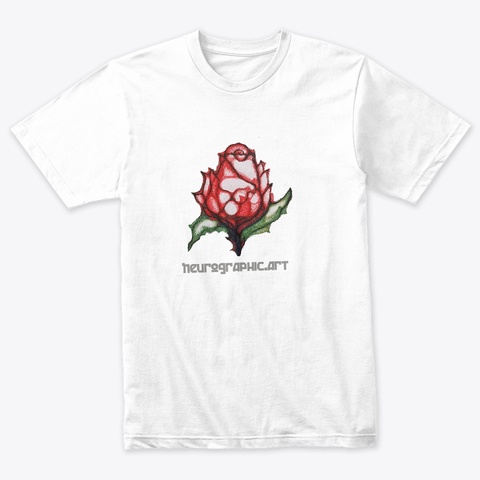 The Rose Algorithm Heather White T-Shirt Front