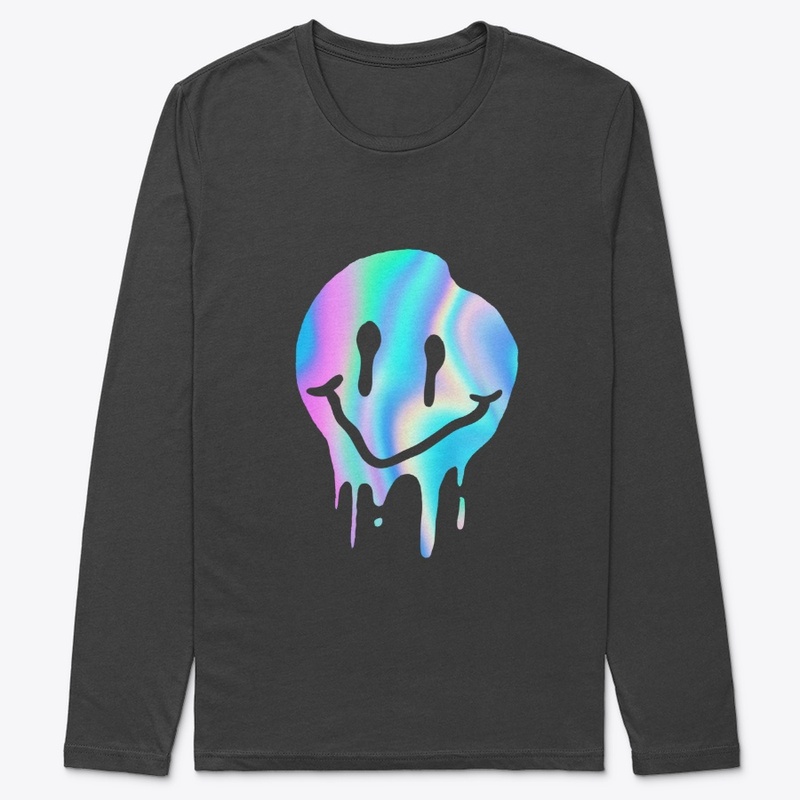 Happy Face Melting Trippy Design