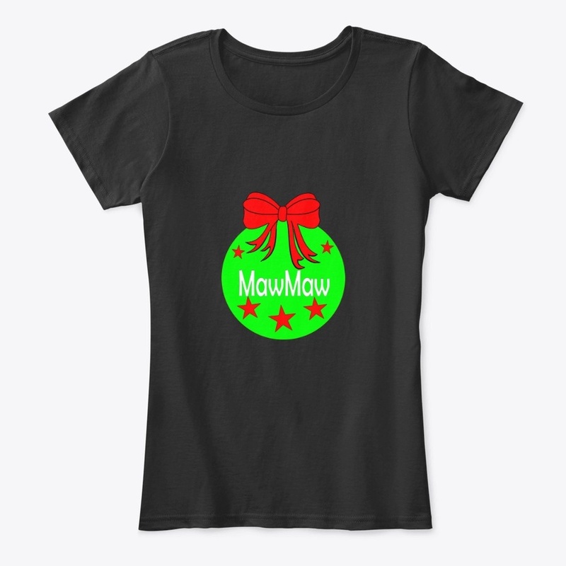 Maw Maw Christmas  Star Ornament Shirt